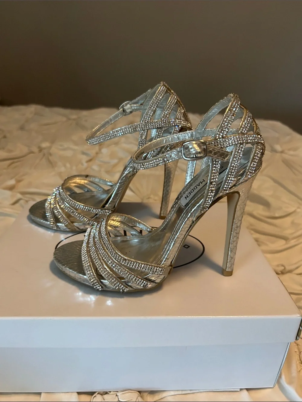 Steve Madden glamorous silver